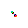 Rainbow Pinwheel - Diagonal Resize