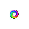 Rainbow Pinwheel - Busy