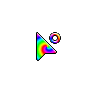 Rainbow Pinwheel - Background