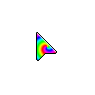 Rainbow Pinwheel Pointer