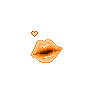 Sexy Orange Lips